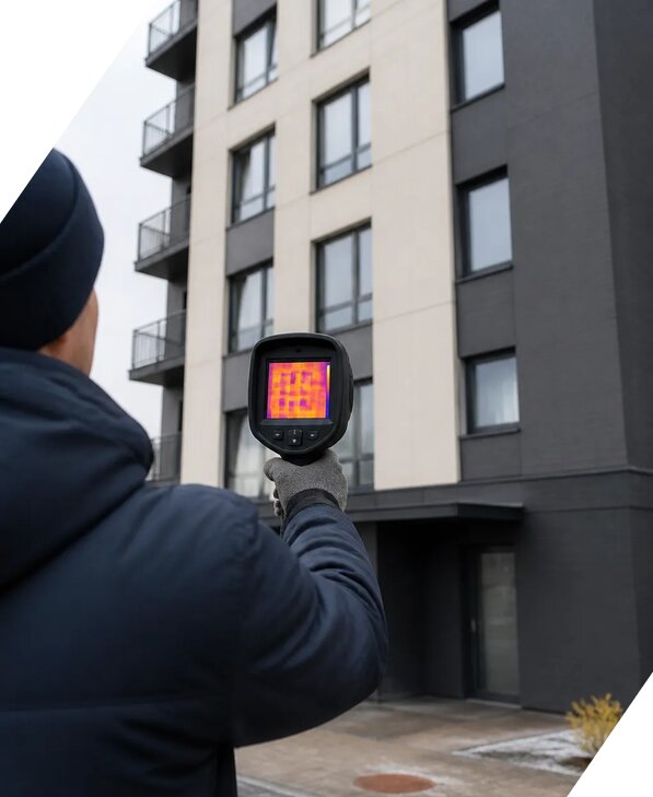 Тепловизионное обследование зданий в Щербинке от 5091 р. | ЭкспертизаРоссия