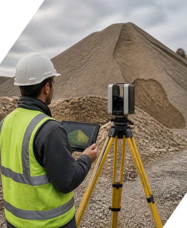 Лазерное 3D сканирование насыпей в Щербинке от 15273 р. | ЭкспертизаРоссия